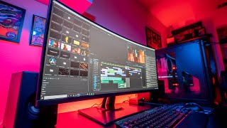 New video editing monitor - Curved 38 Inch Display
