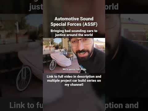 Automotive Sound Special Forces (ASSF) - bringing bad sounding cars to justice around the world
