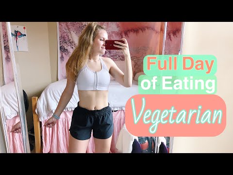 Vegetarian College Student// Full Day of Eating