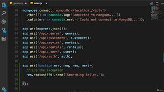 Node.js #135 - Express Error Middleware [By Mosh Hamedani]