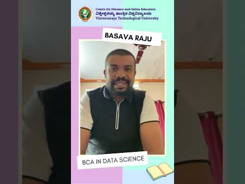 BCA Data Science Student Experience | VTU Online Programs | Flexible & Career-Friendly Learning.