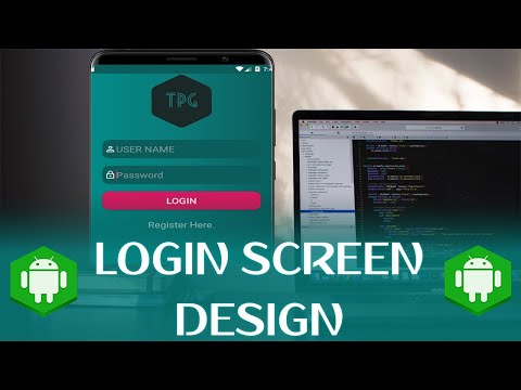 Android Login Screen | Create Beautiful Login UI | Android Studio Tutorial