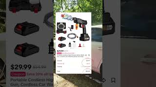 #CarWasher #OutdoorCleaning #CordlessPower