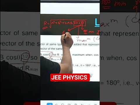 vector for JEE and NEET | #jee #jeeproblems #jeeadvanced #jeebatch #motivation