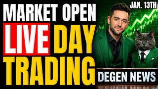 LIVE DAY TRADING: CPI Inflation Report, Options Analysis & Breaking Market News