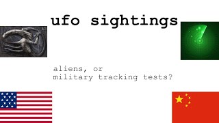 UFOs or Adversarial Tracking Tests