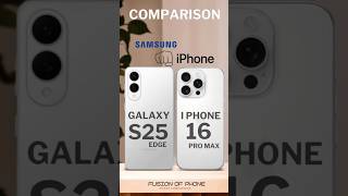 Samsung S25 Edge vs iPhone 16 Pro Max – Quick Comparison! Who Wins in 2025?