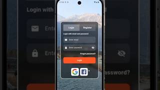Flutter UI Design - Animated Login & Register Screen Modern UI Design - Flutter