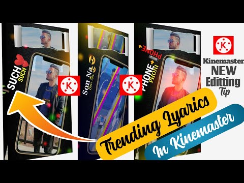 New 2021 Lyarics editting in Kinemaster | How to Create New Trending whatsapp Status