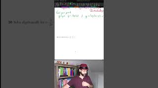 How can we solve for x algebraically here?? #solveforx #algebraically #algebra2regents