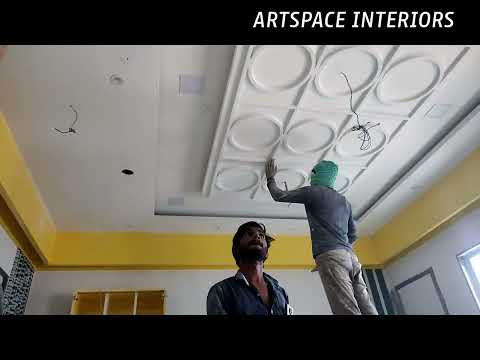 FALSE CEILING MODERN LIGHTING WORK #ARTSPACEINTERIORS #modernbedroomdesign
