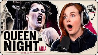 The Hardest Aria on Earth? 😨 | Vocal Coach Analysis ‘Queen of the Night’ Diana Damrau Reaction