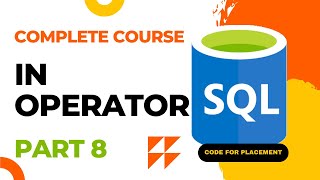 The IN Operator | SQL Complete Course 🔥 #8
