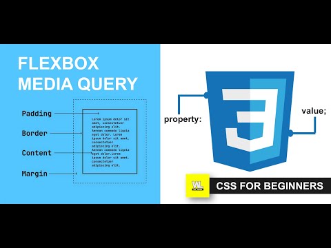CSS Tutorial for beginners | Flexbox & Media Query