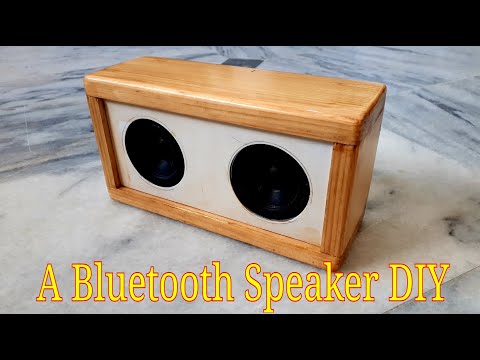 Bluetooth Speaker Home Made | Polished wooden Box Speaker