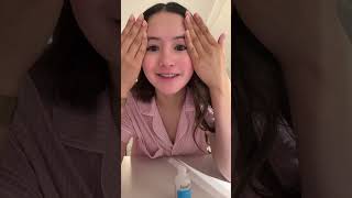 grwm 😊 psa don’t buy target pjs without looking at the tag 😣 #grwm #skincare #shorts #fyp #hair