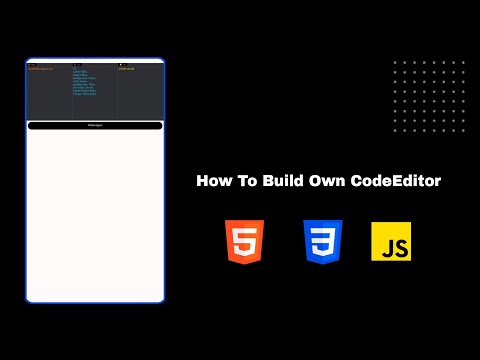 Built Own CodeEditor | Online CodeEditor | HTML CSS & Javascript @WebDesigner86