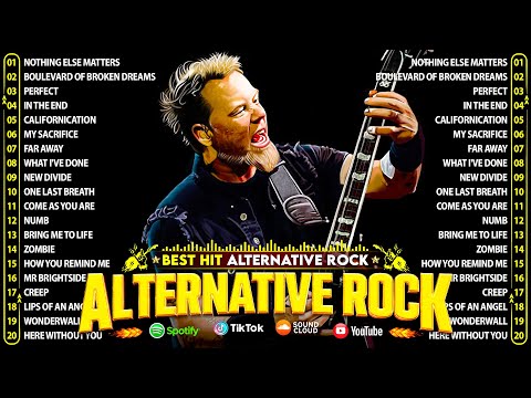 Linkin Park, Nickelback, Metallica, Daughtry, Green Day, Creed 🔥 Alternative Rock Compilation