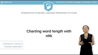 Python Tutorial: Charting word length with NLTK