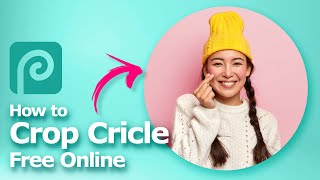 How to crop circle image online free with Photopea