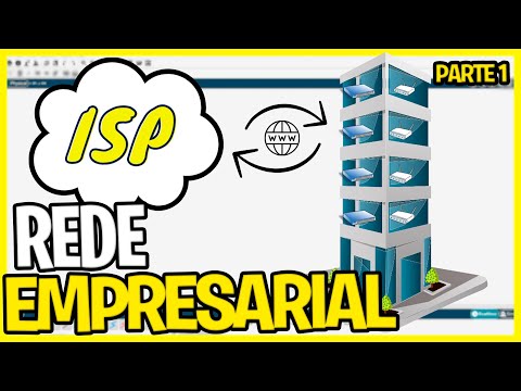 [PARTE 1] Como Montar UMA REDE EMPRESARIAL no Packet Tracer DO ZERO:  Topologia e Conexões