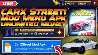 FIX ✅ CarX Street MOD APK v1.12.2 Unlimited Money & All Cars Unlocked in CarX Street (2025)