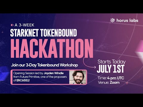 Starknet Tokenbound Hackathon Day 1: An introduction to Tokenbound Accounts
