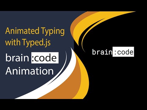 JavaScript Typing Animation | Typed.js