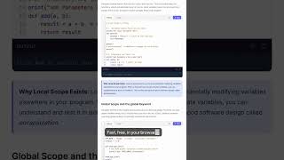 Python Variable Scope - Local, Global, LEGB Rule, nonlocal — in 30 seconds #Tech #Learn #Tools