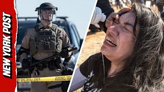 Texas Police Deploy PEPPER BALLS, TEAR GAS During Protest Over Detained 5-Year-Old