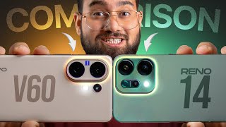 Don’t Buy Before Watching! OPPO Reno 14 vs vivo V60 Full Comparison 😱