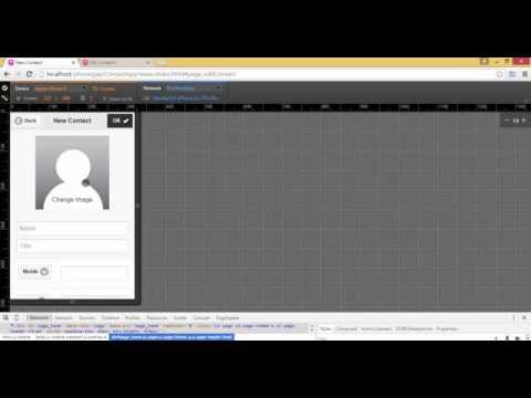 Complete Web App (Contacts List): Part 1 - HTML