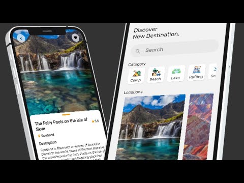 Travellr App UI in Flutter 💙#flutter#shorts#shortsvideo#shortsyoutube#shortsfeed #shortsviraltips