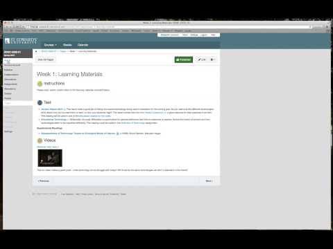 Canvas Organization Overview