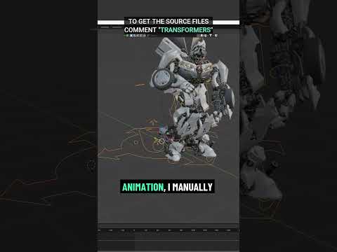 Transformers CGI Tutorial  #cgi #3danimation #cgiart #vfx #carcgi #transformers #pride #saipa
