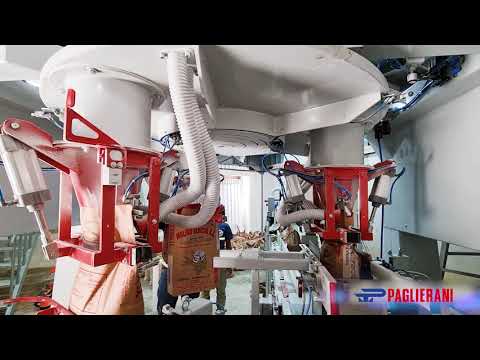 25 & 50 kg - Flour packing machine - Open mouths bag with automatic sewing