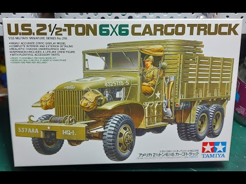 Tamiya 35218 1/35 US 2 1/2 ton 6x6 Cargo Truck Photo build