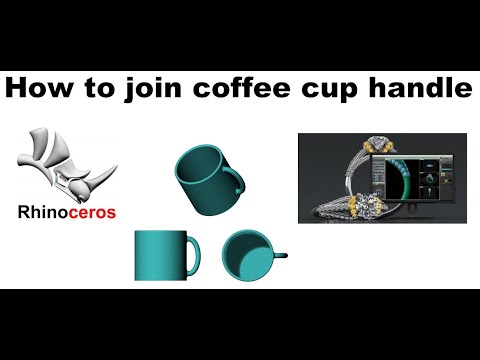 How to Join Coffee cup handle | new command | matrix command