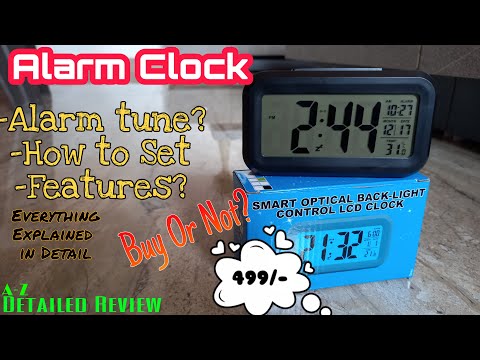 Best Alarm Clock(₹499) Unboxing and Review in Detail