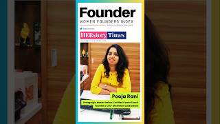 Pooja Rani 🏆 Founder & CEO - Becreative Clicktolearn #WomenFoundersAwards #HERstorytimes #Poojarani
