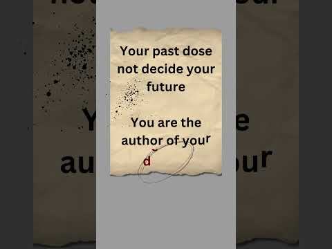 Rewrite Your Future: You Are the Author of Your Destiny #motivation#positive#life#improvement#viral