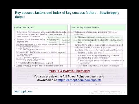 Key Success Factors