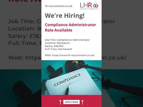 Job Title: Compliance Administrator | lh-recruitment