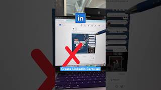 How to make a LinkedIn carousel post (like on Instagram)!
