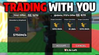 Live 🔴 |  TRADING WITH YOU in Steal a Brainrot