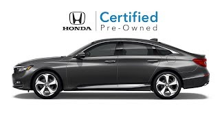 Why Consider a Honda Certified Pre-Owned Vehicle