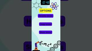 Common Type of Stress in Thin-Walled Pressure Vessels | Mechanical Interview Quiz - 21 #mech #shorts