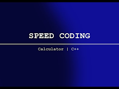 Calculator in C++ | SPEED Coding | CPP programming | cpp calculator | Bjs-Series