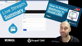 Summary: How to Embed Webforms in Drupal CMS