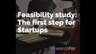 Feasibility study services for startups and businesses.